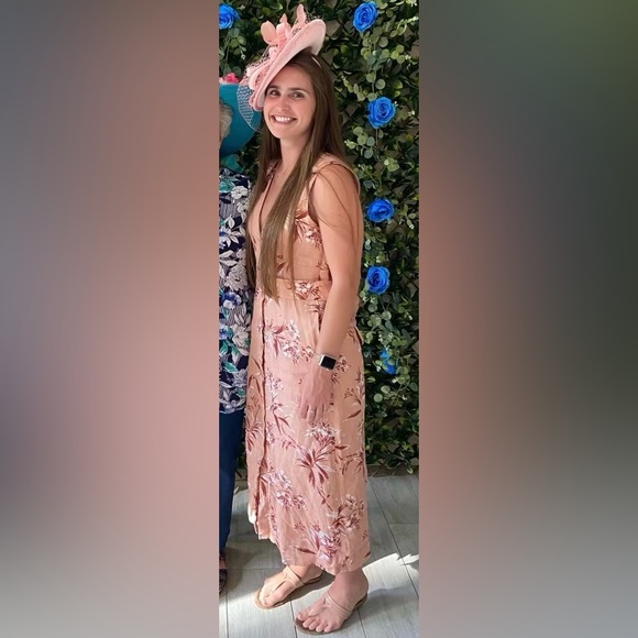 Joie Linen Floral Dress - Picture 2 of 7